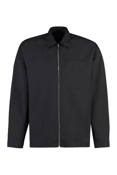 Prada Technical Fabric Blouson Jacket In F0002