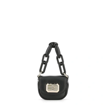 Red Valentino Chain Strap Shoulder Bag In Black