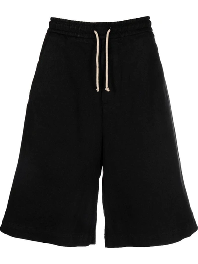 Société Anonyme Man Shorts & Bermuda Shorts Black Size Xs Cotton, Elastane