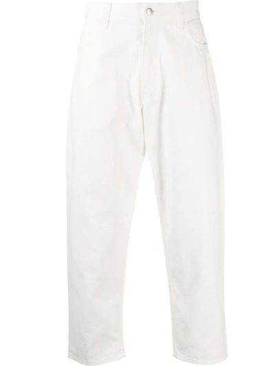 Studio Nicholson Tannaro Tapered-leg Jeans In White