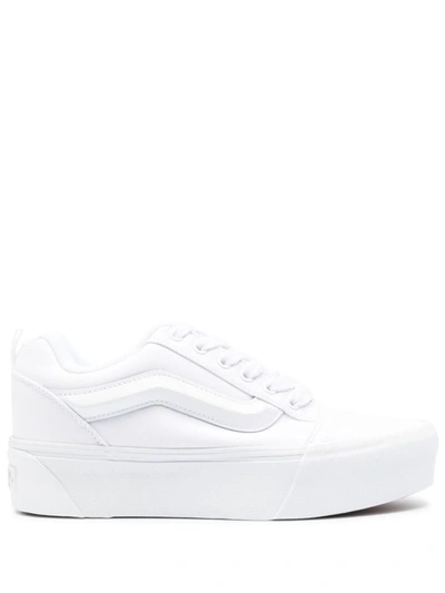 Vans Knu Stack Platform Trainers In White