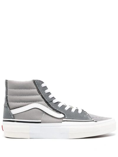 Vans Sk8-hi Reconstruct High-top Sneakers In Grey