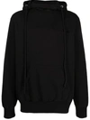 Winnie New York Classic Hidden Pocket Hoodie Black Clothing In Black