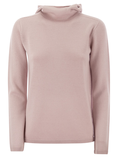 'S MAX MARA S MAX MARA PAPRICA TURTLENECK SWEATER WITH HOOD