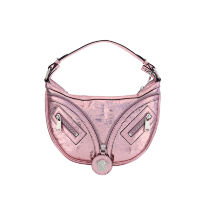 Versace Repeat Hobo Shoulder Bag In Pink