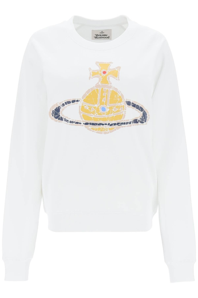 Vivienne Westwood Time Machine Sweatshirt In White