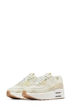 Nike Air Max 90 Lv8 Platform Sneaker In Sail/sail/phantom/light Orewood Brown