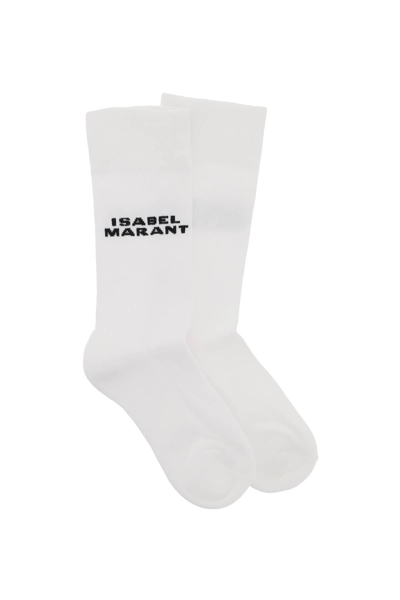 Isabel Marant White Dawi Socks