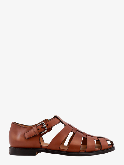 CHURCH'S CHURCH'S MAN SANDALS MAN BROWN SANDALS