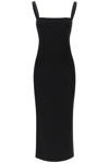 DOLCE & GABBANA DOLCE & GABBANA MIDI SHEATH DRESS IN MILANO STITCH JERSEY WOMEN