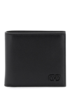 Valentino Garavani Billfold Wallet Only Card Mini Vlogo Signature In Black