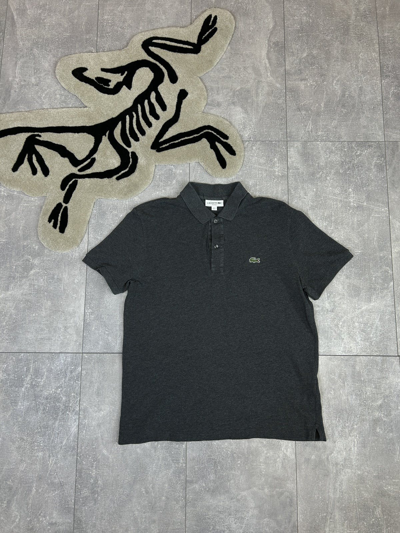 Pre-owned Lacoste X Vintage Mens Vintage Lacoste Polos Luxury T-shirt Tee In Grey