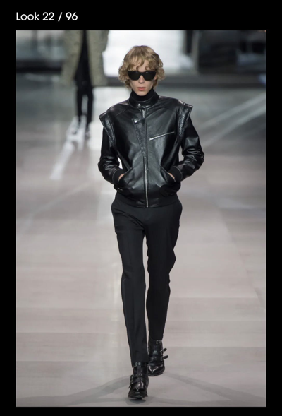 Pre-owned Celine X Hedi Slimane Celine Ss19 Berlin Runway Boots 43