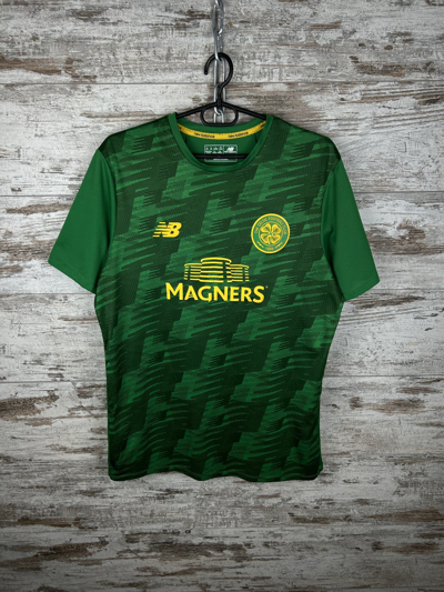 Pre-owned New Balance X Soccer Jersey Mens Vintage New Balance Fc Celtic T Shirt Soccer Jersey Tee In Green
