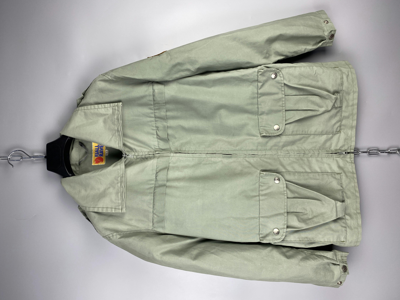 Pre-owned Fjallraven X Outdoor Life 80's Fjallraven Zip Cotton Outdoor Jacket In Green