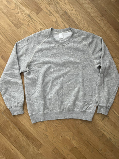 Pre-owned Jjjjound J70 Raglan Crewneck Sweater In Grey