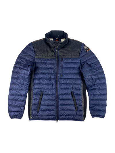Pre-owned Parajumpers Kochi Down Puffer Jacket Men Size M In Navy