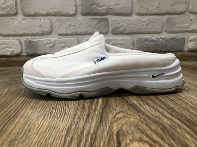 Pre-owned Nike X Vintage Nike Clogs Mule Shoess Slip On Vintage Sneakers In White