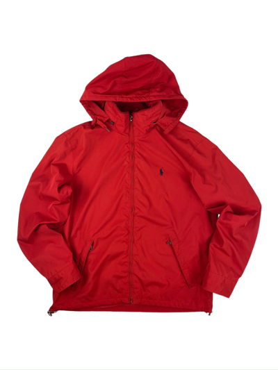 Pre-owned Polo Ralph Lauren X Vintage Polo Ralph Laurent Vintage Lightweight Jacket Size M In Red