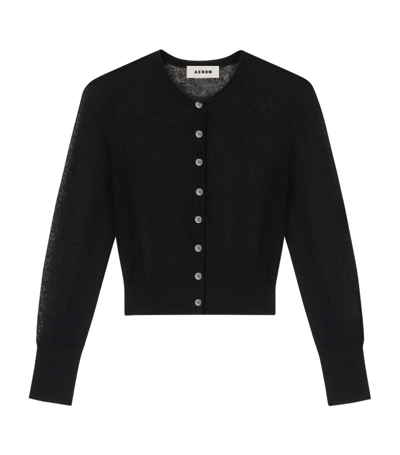 Aeron Cropped Constant Cardigan In Black