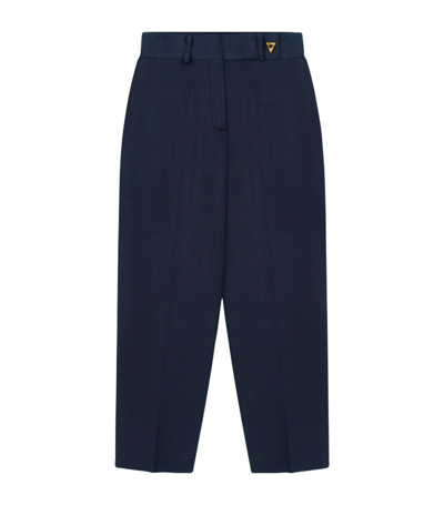 Aeron Madeleine - Knitted Suiting Pants In Blue