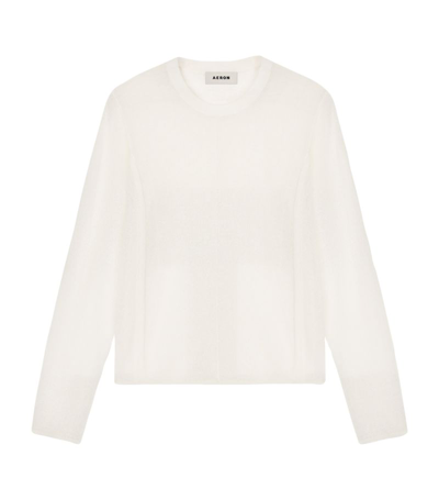 Aeron Minnow Sweater In White