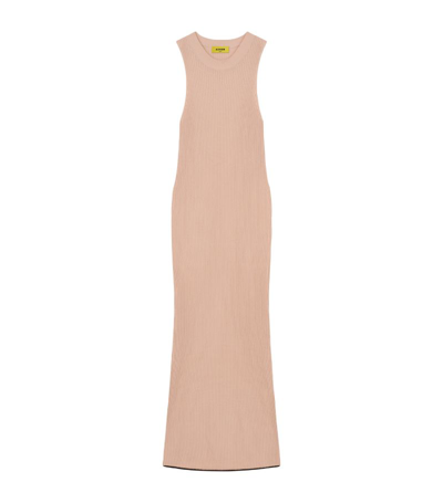 Aeron Knitted Trieste Maxi Dress In Neutrals