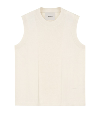 Aeron Knitted Sleeveless Cepha Top In Neutrals