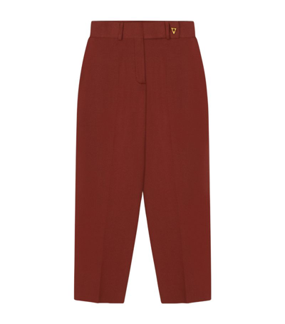 Aeron Madeleine Knit Suiting Pants In Rosewood