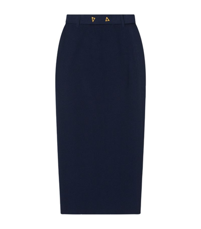 Aeron Forum - Knitted Skirt In Blue