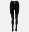 ALAÏA ALAÏA LATEX LEGGINGS