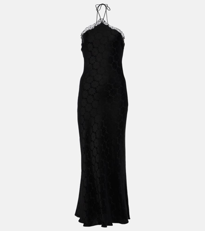 Stella Mccartney Black Floral Maxi Dress