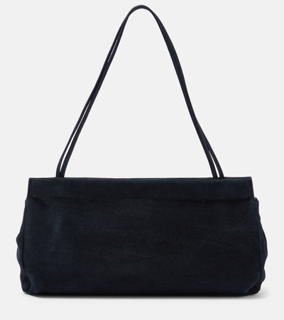 The Row Navy Abby Bag In Dark Navy Pld