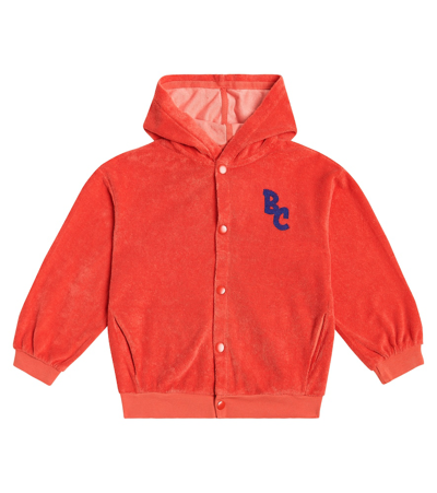Bobo Choses Kids' Cotton-blend Terry Jacket In Red