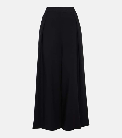 Fforme Nadja Wool-blend Culottes In Black