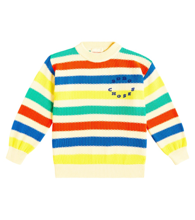 Bobo Choses Kids' Striped Cotton Sweater In Multicolor