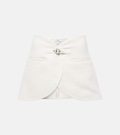 COURRÈGES COURRÈGES ELLIPSE TWILL MINISKIRT