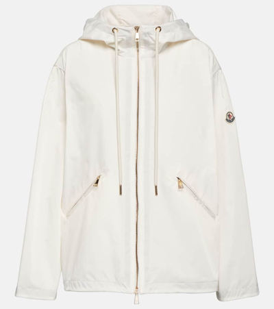 Moncler Cassiopea Hooded Utility Jacket In White