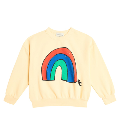 Bobo Choses Kids' Printed Cotton Jersey Sweatshirt In Light Yellow