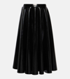 ALAÏA ALAÏA LATEX MIDI SKIRT