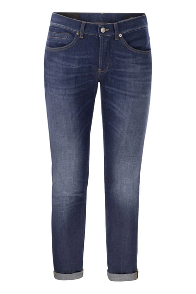 Dondup George Five Pocket Jeans In Dark Denim