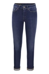 DONDUP DONDUP MONROE - FIVE-POCKET SKINNY FIT JEANS