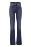 Dondup Olivia Slim Fit Bootcut Jeans In Dark Denim
