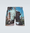Orlebar Brown Bulldog Photographic Print Swim Shorts In Beverly Hills