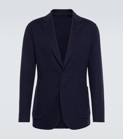 Berluti Cashmere Blazer In Blue