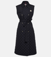 Moncler Quilted Down Vest In Navy