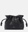 Loewe Flamenco Medium Clutch Bag In Napa Leather In Black