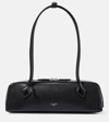 Alaïa Womens Alaia Le Teckel Branded-tag Leather Shoulder Bag In Noir