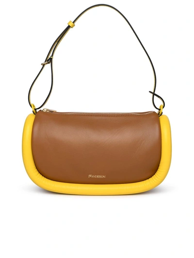 Jw Anderson J.w. Anderson Two-tone Leather Bag In Brown