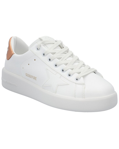 Golden Goose Pure-star Lace-up Sneakers In White